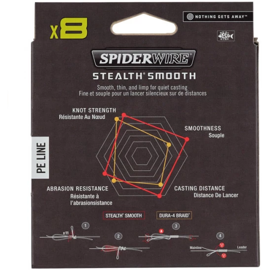 Fir Textil Spiderwire Stealth Smooth 8 - Translucid, Ultra-Neted, Rezistent - 3