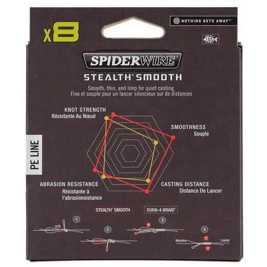 Fir Textil SPIDERWIRE Stealth Smooth - Rezistență, Invizibilitate Subacvatică - 2
