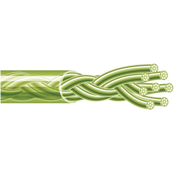 Fir Textil Stealth 8 Spiderwire - 0.10mm, 9.2kg, Verde - 2