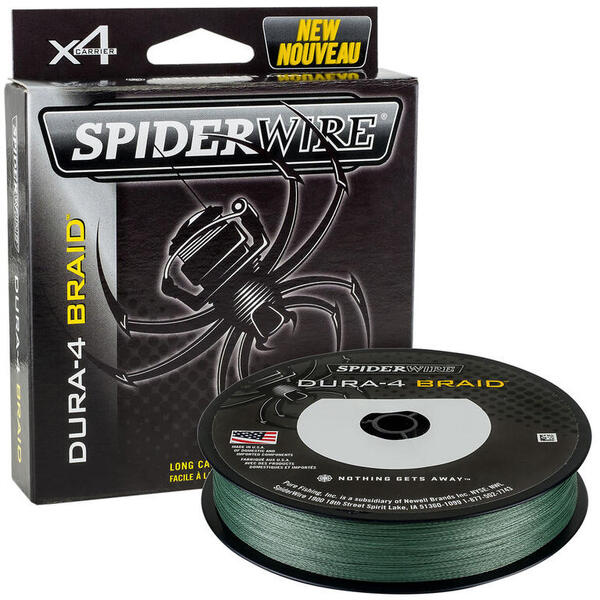 Fir Textil Stealth Spiderwire - 8 Fire, Rezistență Extremă, Verde 0.25mm