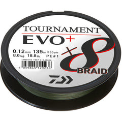 Fir Textil Tournament 8XBRAID EVO+ Daiwa - Rezistență, Invizibilitate - 1