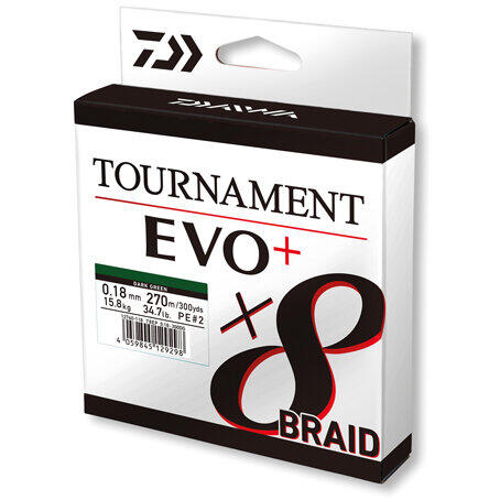 Fir Textil Tournament 8XBRAID EVO+ Daiwa - Rezistență, Invizibilitate - 2