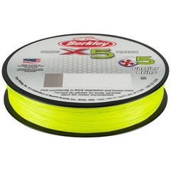 Fir Textil X5 Fluo Green Berkley - 0.14mm, Rezistență 14kg, 150m - 3