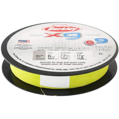 Fir Textil X9 Berkley Fluro Galben - Vizibilitate, Rezistență 6.4KG - 1