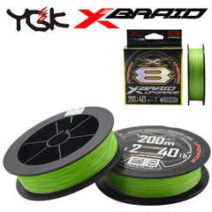 Fir Textil YGK X-Braid Upgrade X8 - Rezistență Superioară, Verde Fluo - 2