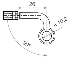 Fiting Conector Vario TRW pentru Furtunuri Varioflex - Titan
