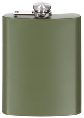 Flacon de buzunar Clasnic Oliv FoxOutdoor - Oțel Inoxidabil, 225 ml