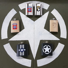 Flacon Zakfles 6oz US Army Star RVS Verde - Stil Autentic și Durabilitate