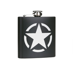 Flacon Zakfles 6oz US Army Star RVS Verde - Stil Autentic și Durabilitate
