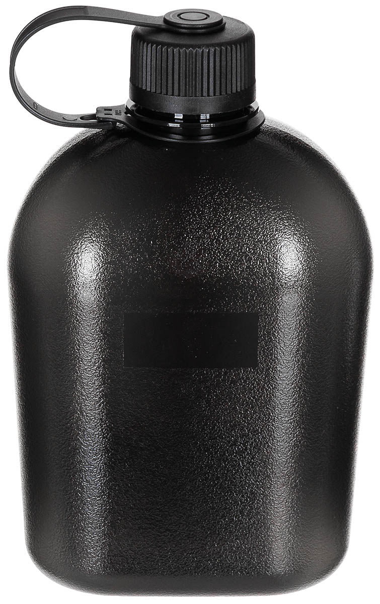 Flască US Gen II, 1L Negru-Transparent MFH - -20°C la 100°C, Scală ml/oz