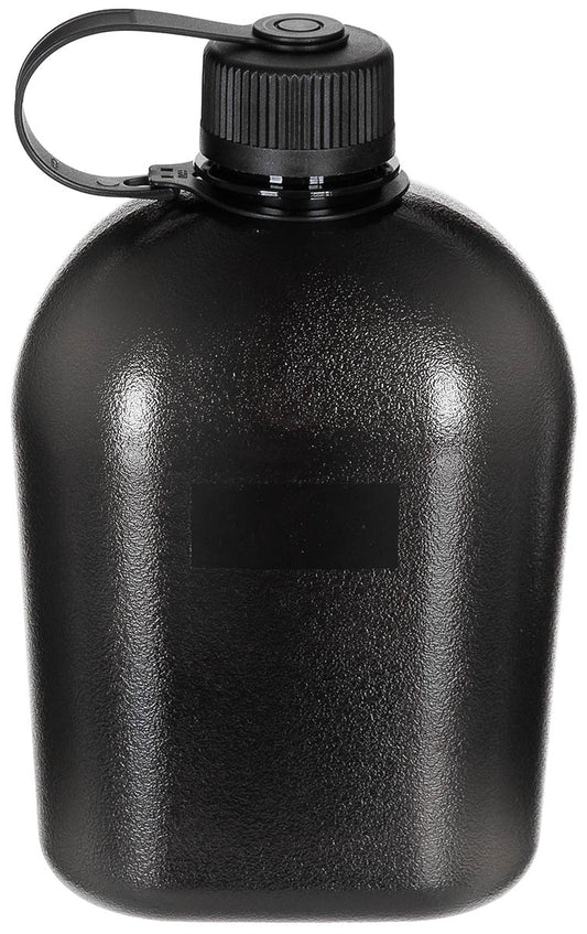 Flască US Gen II, 1L Negru-Transparent MFH - -20°C la 100°C, Scală ml/oz