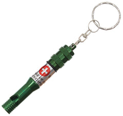 Fluier Survival Oliv MFH - Compartiment Etanș, 9 cm