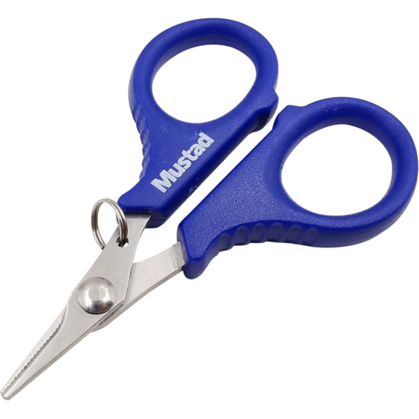 Foarfecă Pescuit Mustad - Tăiere Precisă Fir, 9cm Albastru - 3