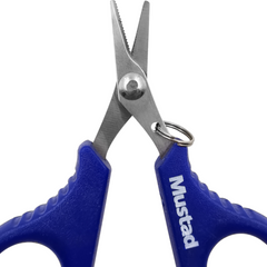 Foarfecă Pescuit Mustad - Tăiere Precisă Fir, 9cm Albastru - 4