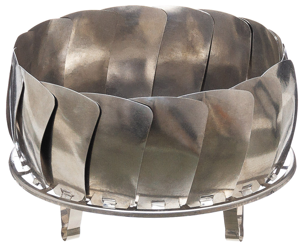 Focar Pliabil Inox FoxOutdoor - Ø27x8cm, 17 Lame