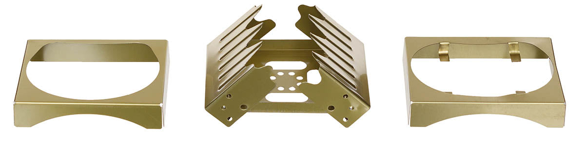 Focar Pliabil Set 3 Piese MFH - Combustibil Solid, Dim. Închis: 12x9.5x3cm