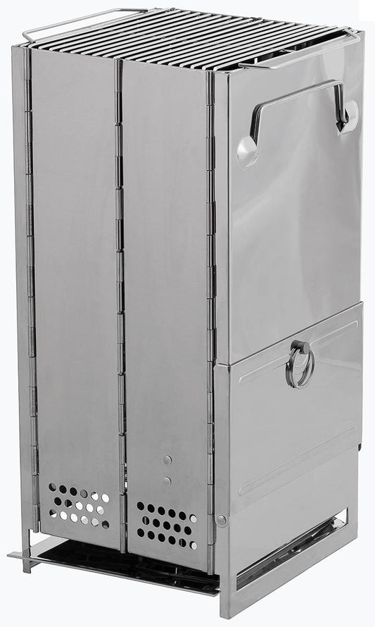Focar Rachetă Pliabil FoxOutdoor - Inox, Asamblare Rapidă