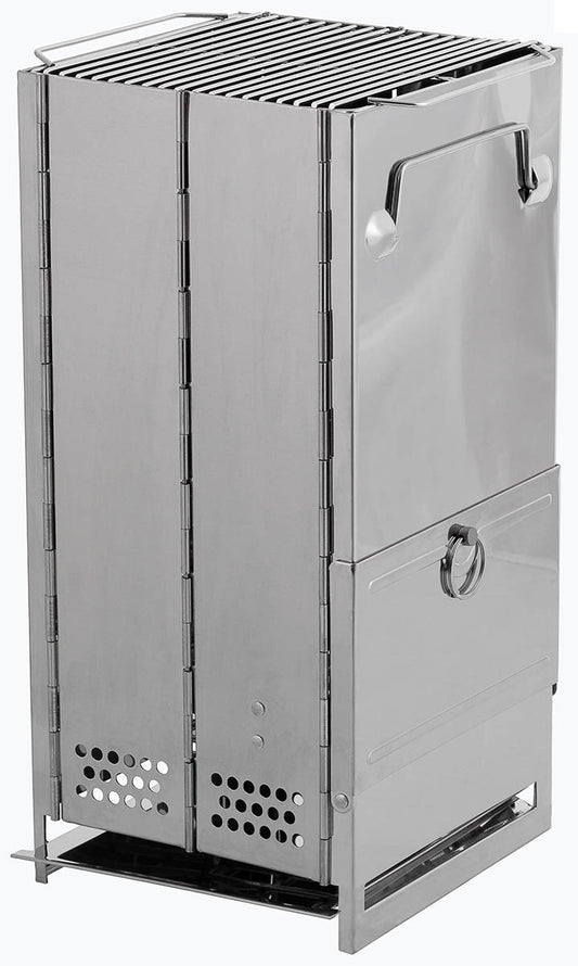 Focar Rachetă Pliabil FoxOutdoor - Inox, Asamblare Rapidă