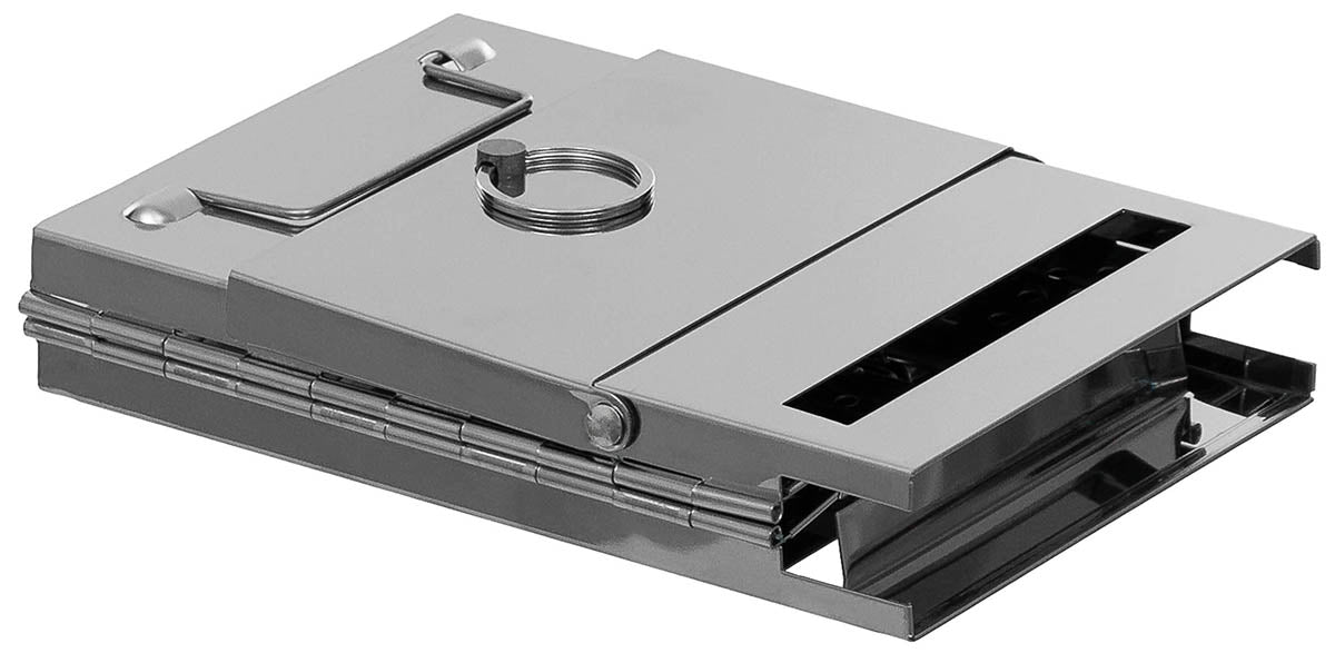 Focar Raketă Pliabil Mini Inox FoxOutdoor - Grătar, Combustibil Solid