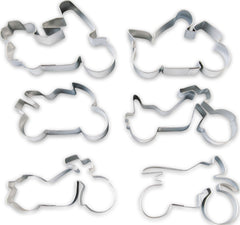 Forme de Tăiat Biscuiți Moto, Set 6 buc. Louis - Cadoul Perfect