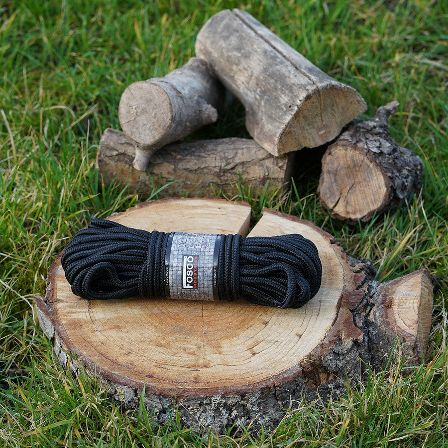 Frânghie 7mm Negru Fosco Industries - Durabilitate Esențială Outdoor