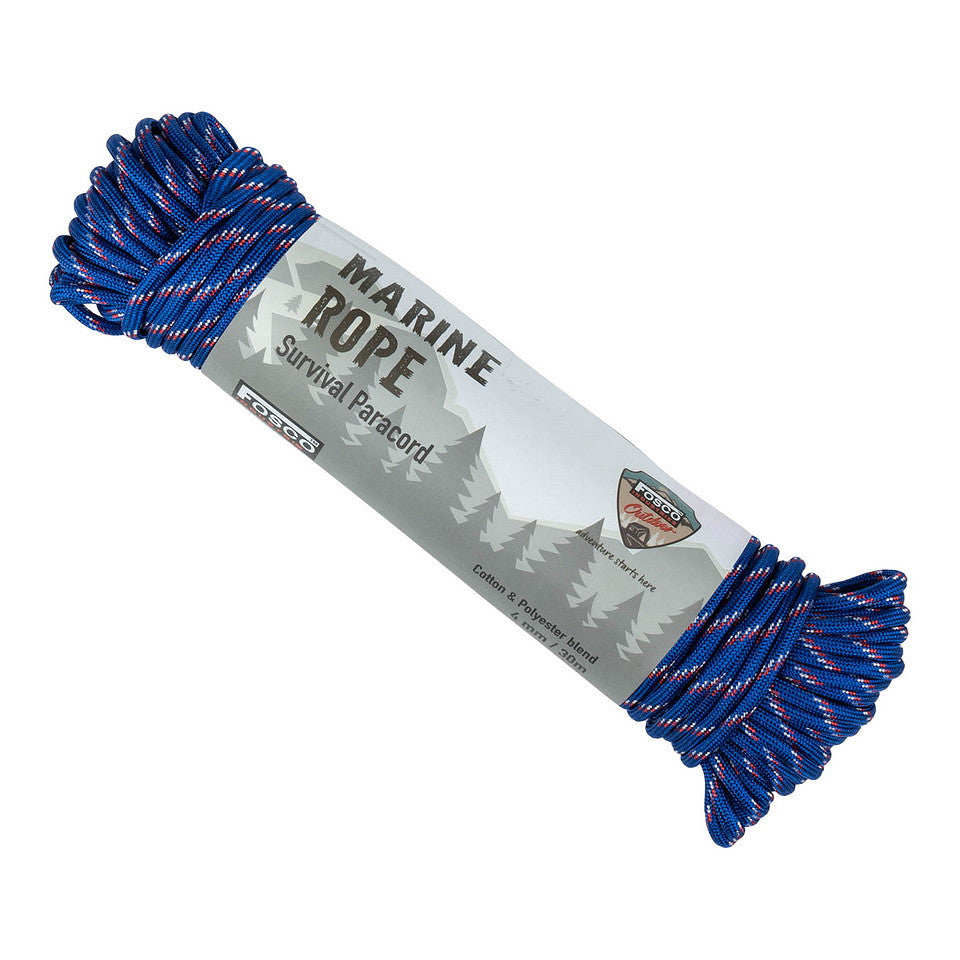 Frânghie Nautică Boottouw 30m 4mm Albastră - Ancorare Fiabilă