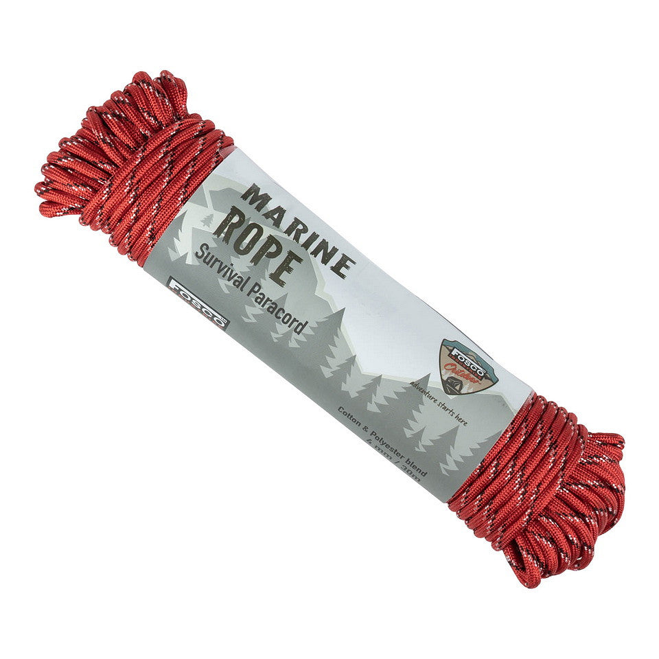 Frânghie Navală Boottouw 30m 4mm Roșu - Esențială pentru Acțiune Maritimă