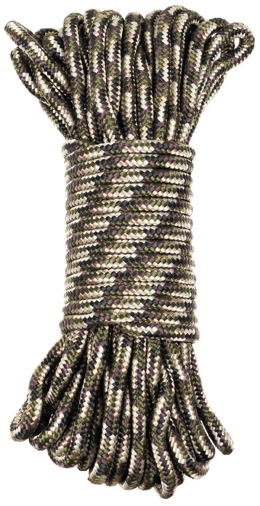 Frânghie Seil Tarn 9 mm 15 Meter camo MFH - 100% Poliester, 9mm