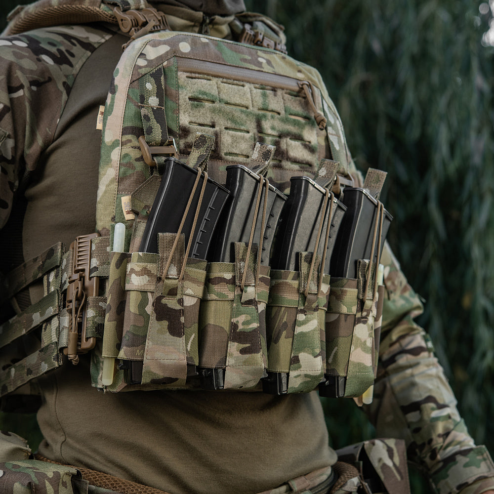 Front Panel M-Tac Cuirass QRS pentru 4 Magazine - Multicam
