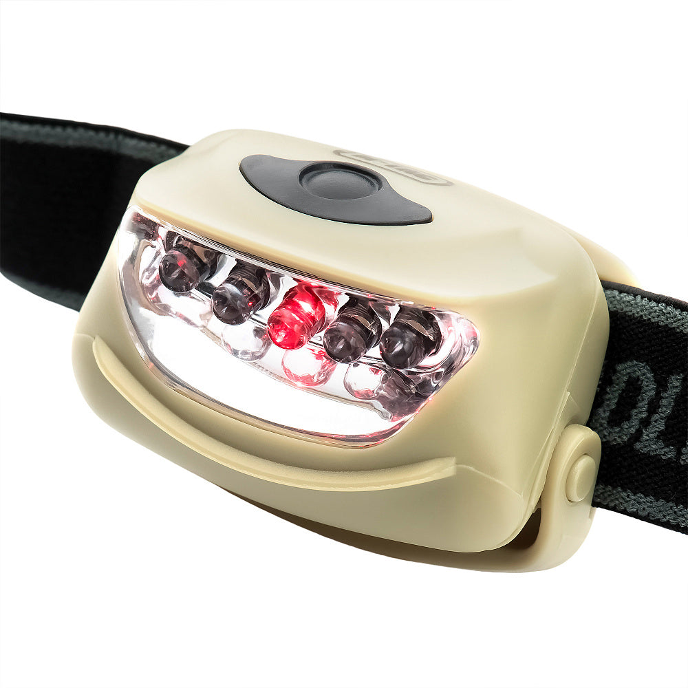 Frontală LED 4+1 M-Tac - Khaki, Compactă și Versatilă
