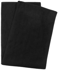Fular Fleece Negru FoxOutdoor - 100% Poliester, 160x25 cm