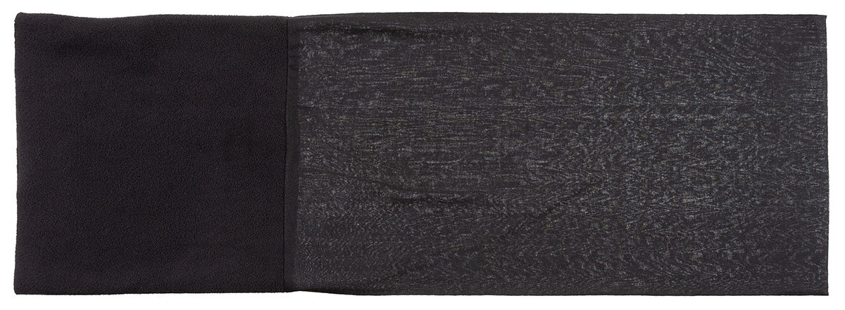 Fular Tubular Fleece Negru MFH - 100% Poliester, Mărime Universală