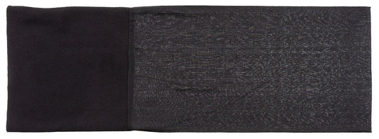 Fular Tubular Fleece Negru MFH - 100% Poliester, Mărime Universală
