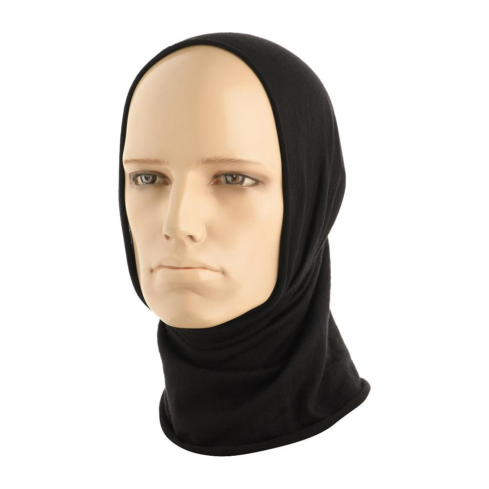 Fular Tubular Lână Merino M-Tac - Negru, Multifuncțional