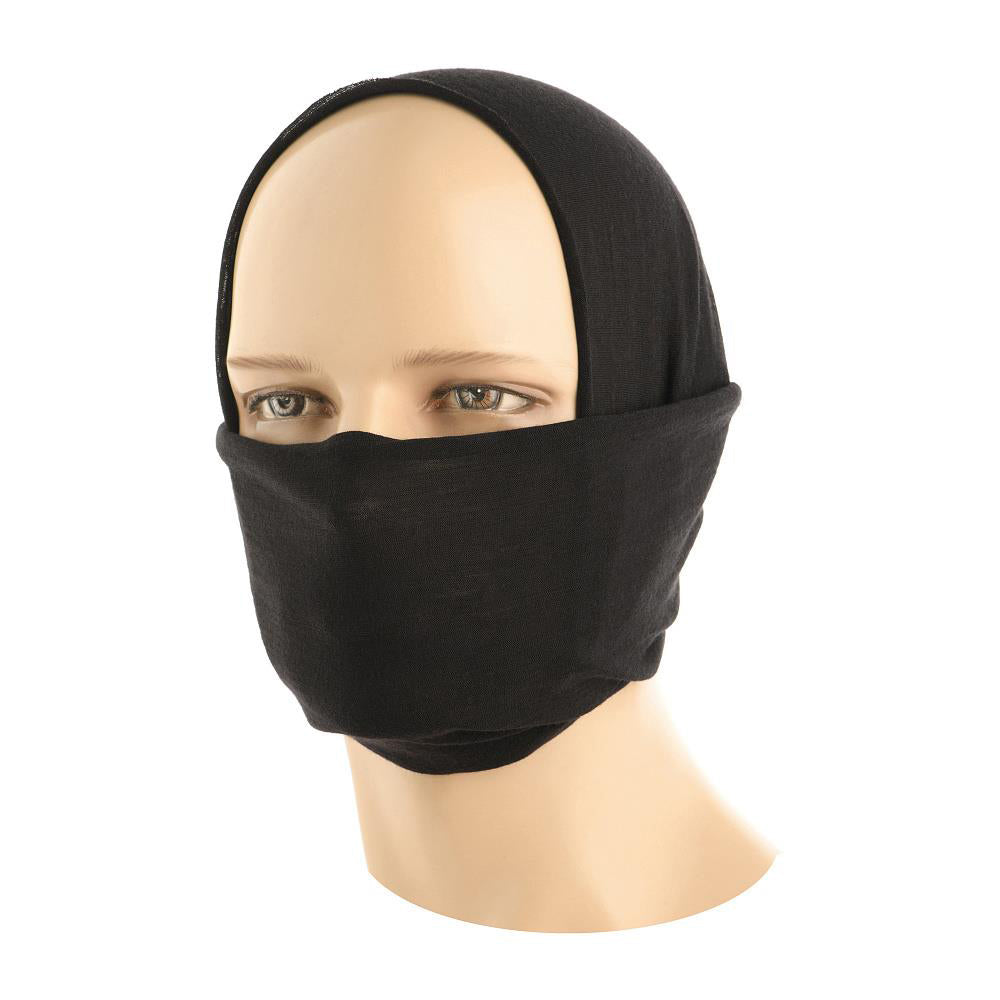 Fular Tubular Lână Merino M-Tac - Negru, Multifuncțional
