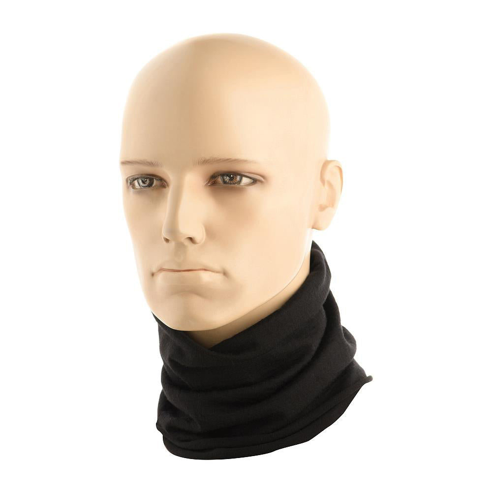 Fular Tubular Lână Merino M-Tac - Negru, Multifuncțional