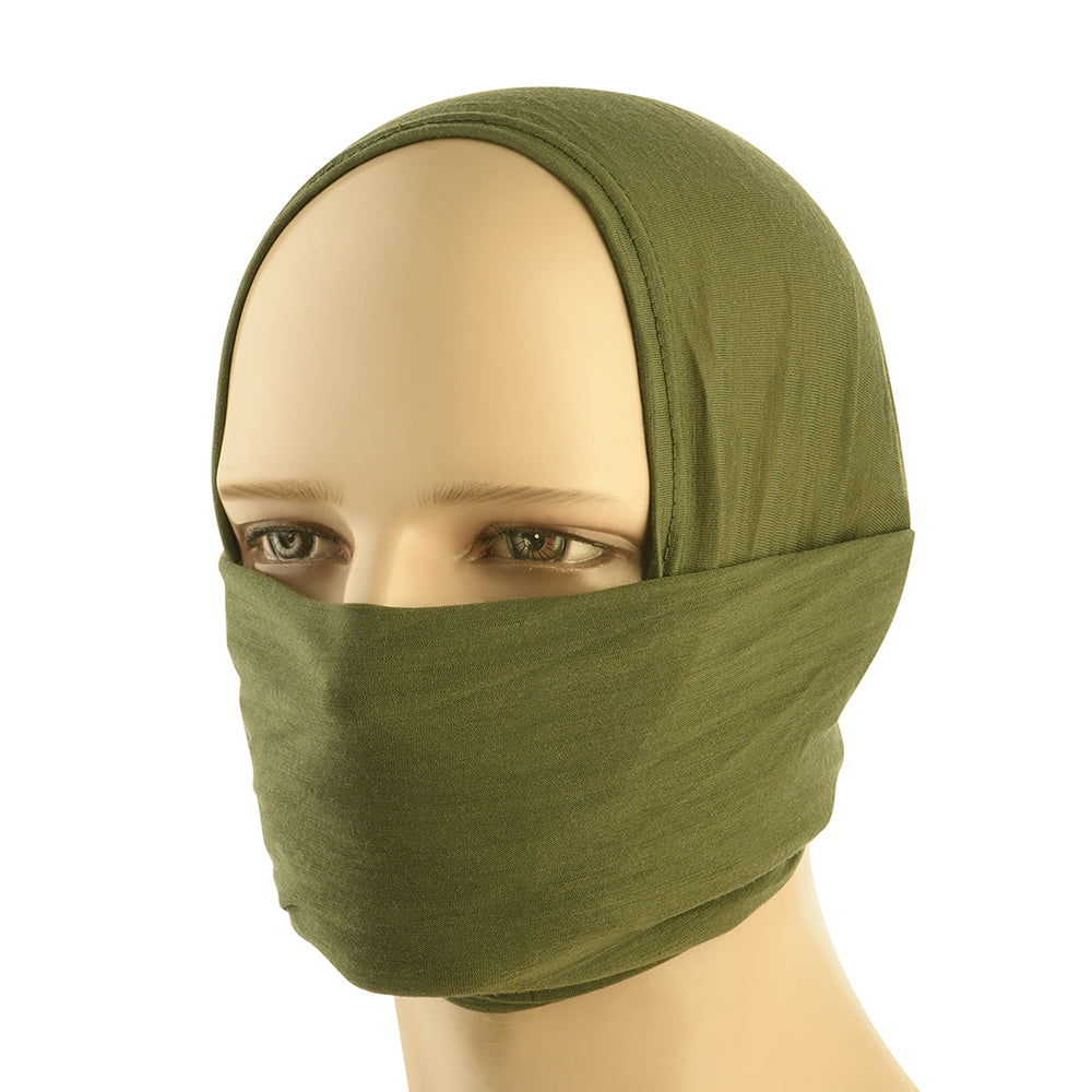 Fular Tubular Lână Merino M-Tac - Olive | Multifuncțional