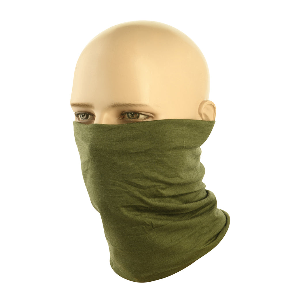 Fular Tubular Lână Merino M-Tac - Olive | Multifuncțional