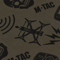 Fular Tubular Microfleece M-Tac Drone Pattern - Dark Olive