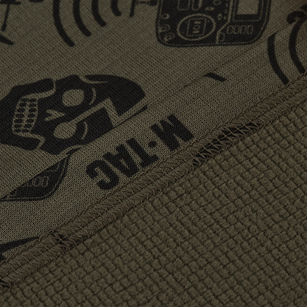 Fular Tubular Microfleece M-Tac Drone Pattern - Dark Olive
