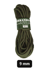 Funie Commando Mil-Tec – 15 m, 9 mm, Oliv