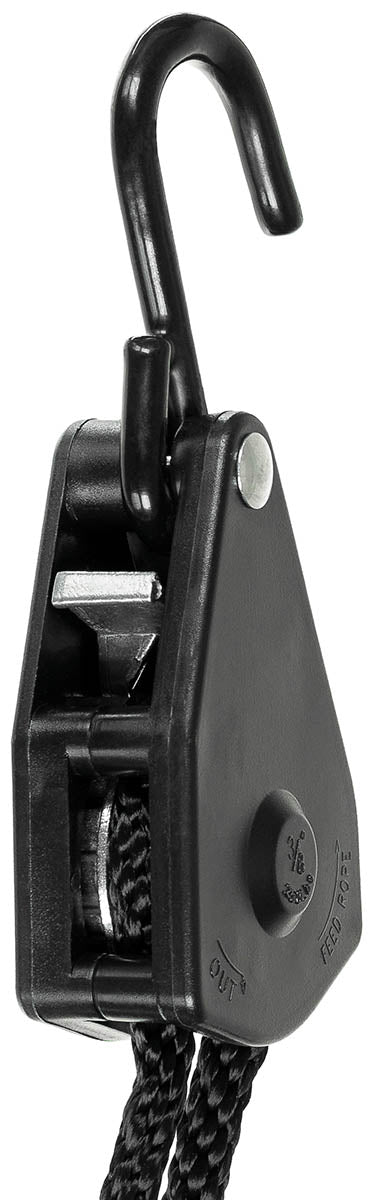 Funie de Tensionare cu Clichet Negru MFH - 9mm, 2m