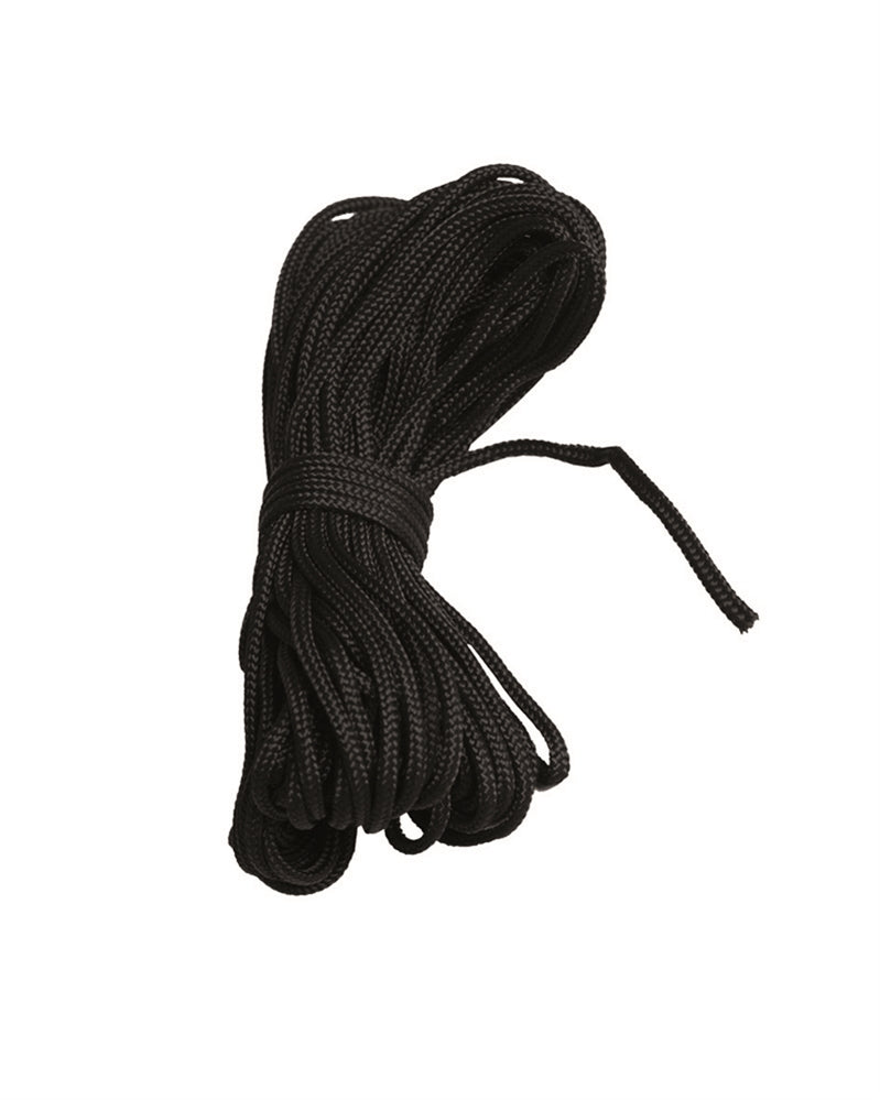 Funie Utilitară Mil-Tec – 15 m, 3 mm, Neagră
