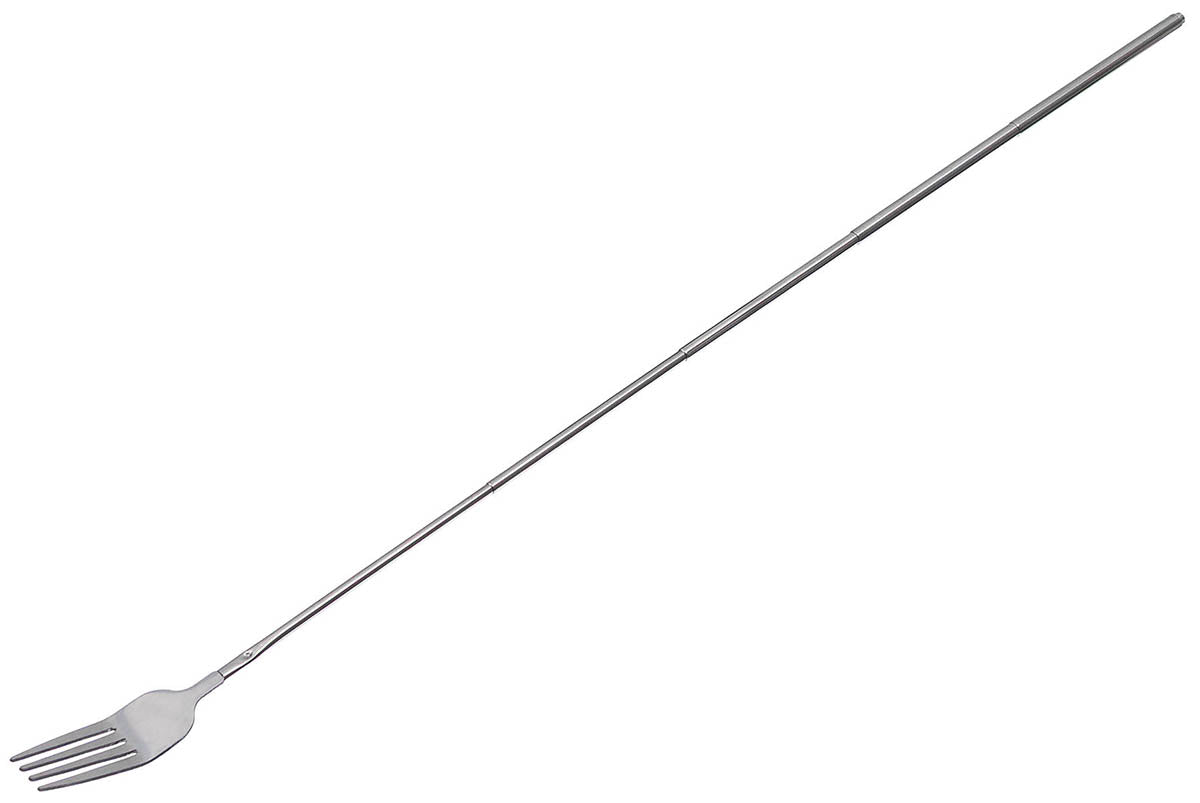 Furculiță Telescopică Inox FoxOutdoor - Oțel Inoxidabil, 65cm Extinsă