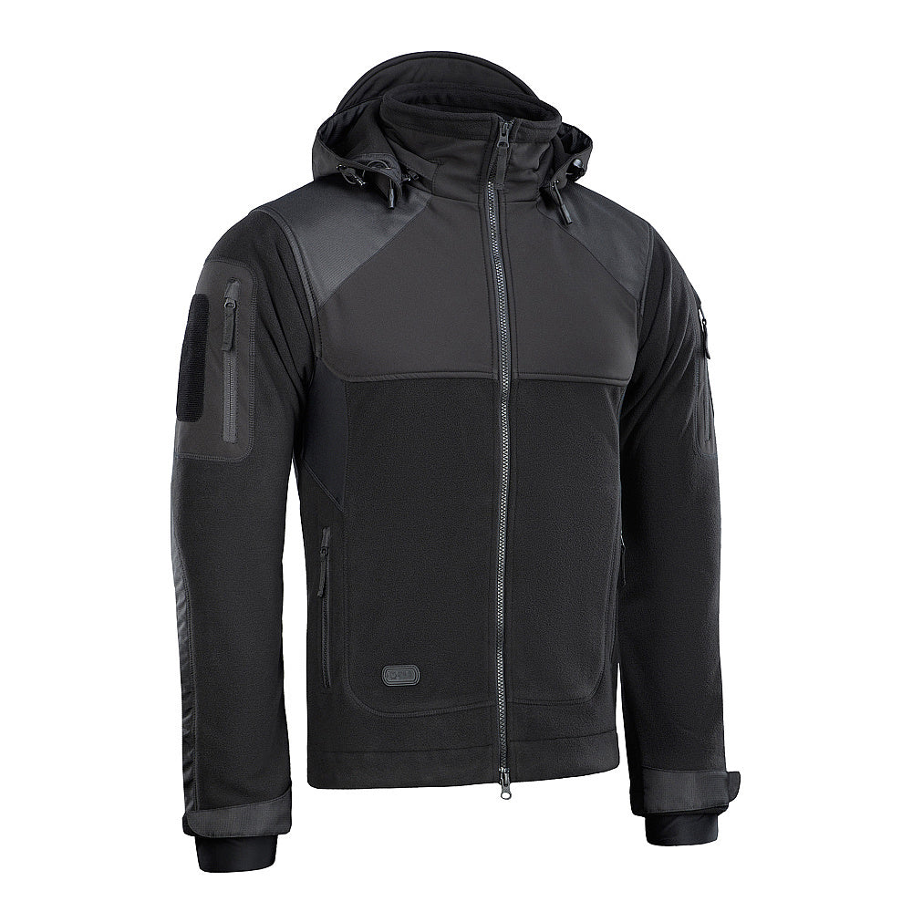 Geacă Fleece M-Tac Norman Windblock - Izolație Termică Neagră