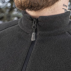 Geacă fleece Sport M-Tac Polartec® - Neagră, Confort Maxim