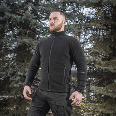 Geacă fleece Sport M-Tac Polartec® - Neagră, Confort Maxim