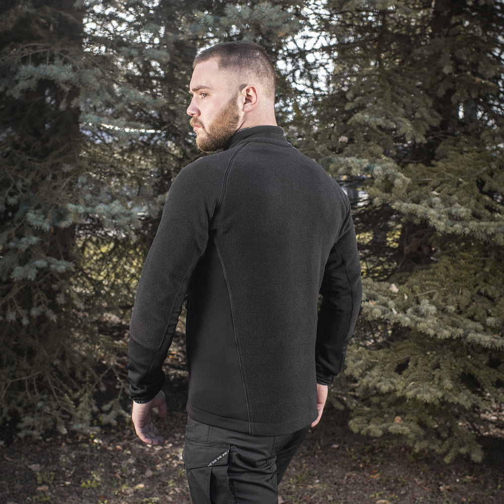 Geacă fleece Sport M-Tac Polartec® - Neagră, Confort Maxim