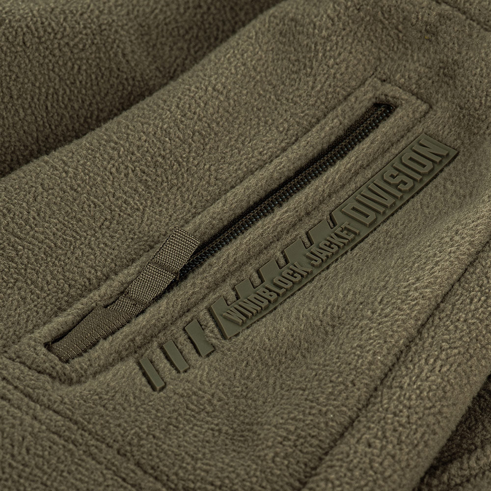 Jachetă Fleece Windblock Division Gen.III M-Tac Oliv – 100% Poliester, Glugă - poza 11