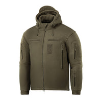Jachetă Fleece Windblock Division Gen.III M-Tac Oliv – 100% Poliester, Glugă - poza 2